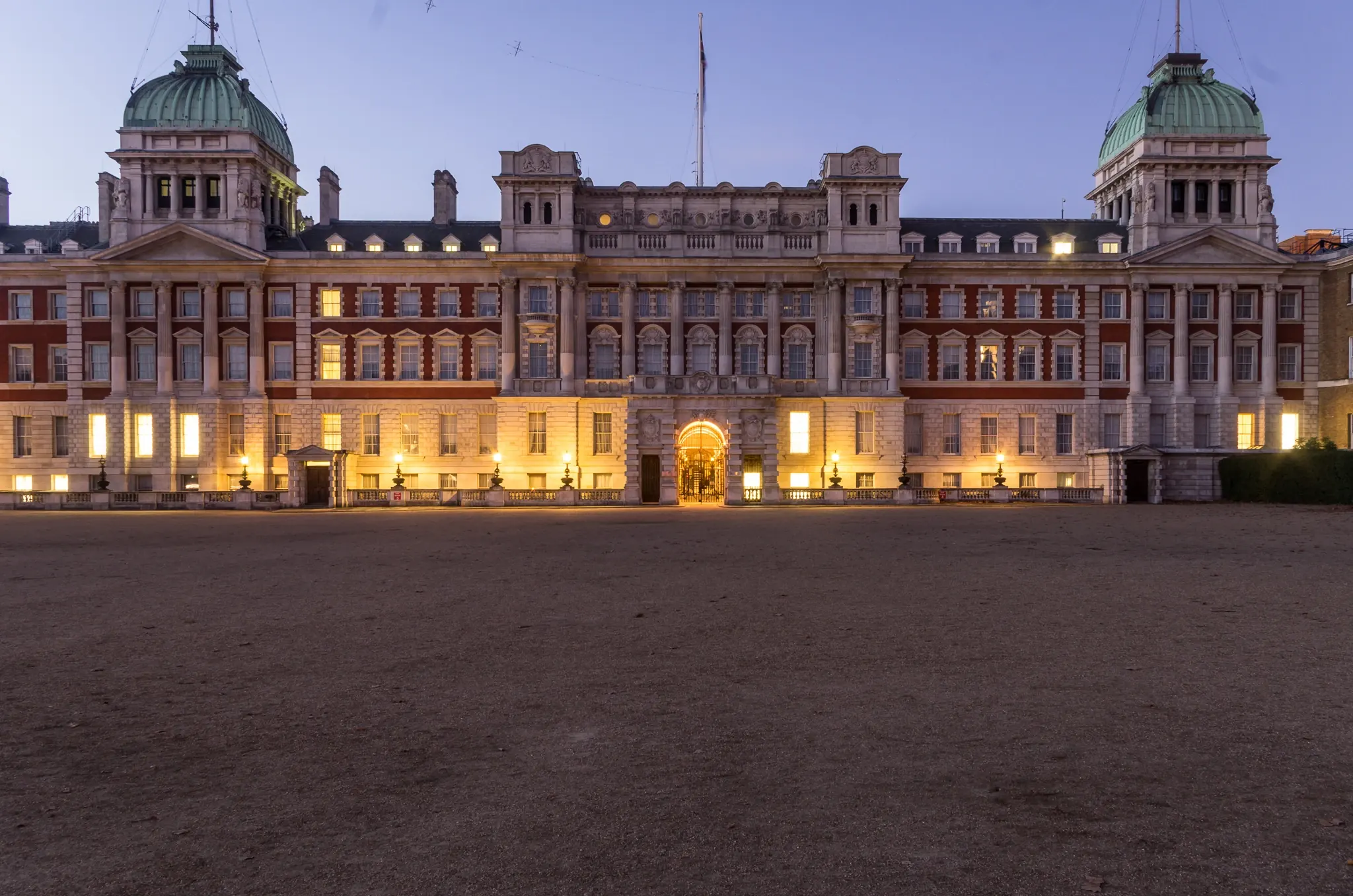 admiralicja horse guards noc iluminacja londyn