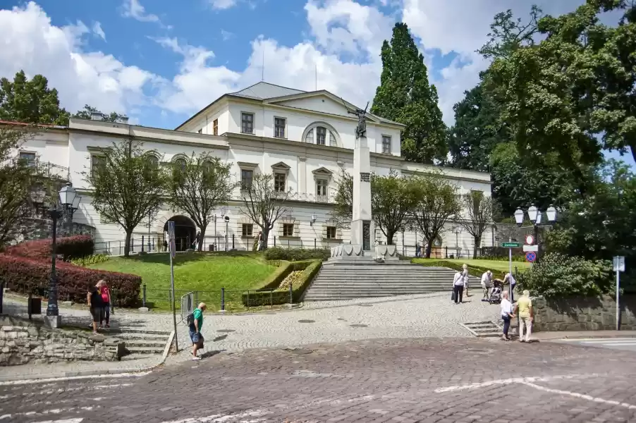 palac mysliwski w wcieszynie
