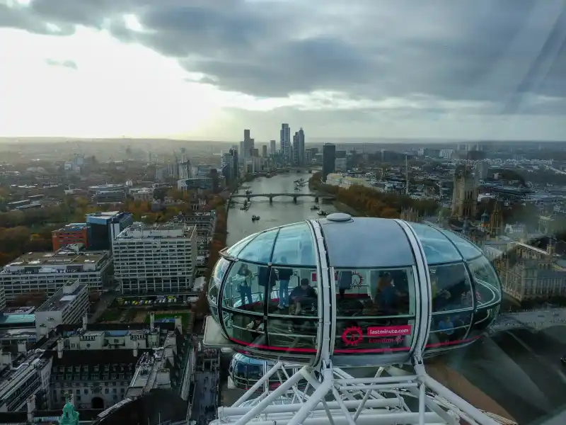 london eye kapsua panorama tamiza south bank